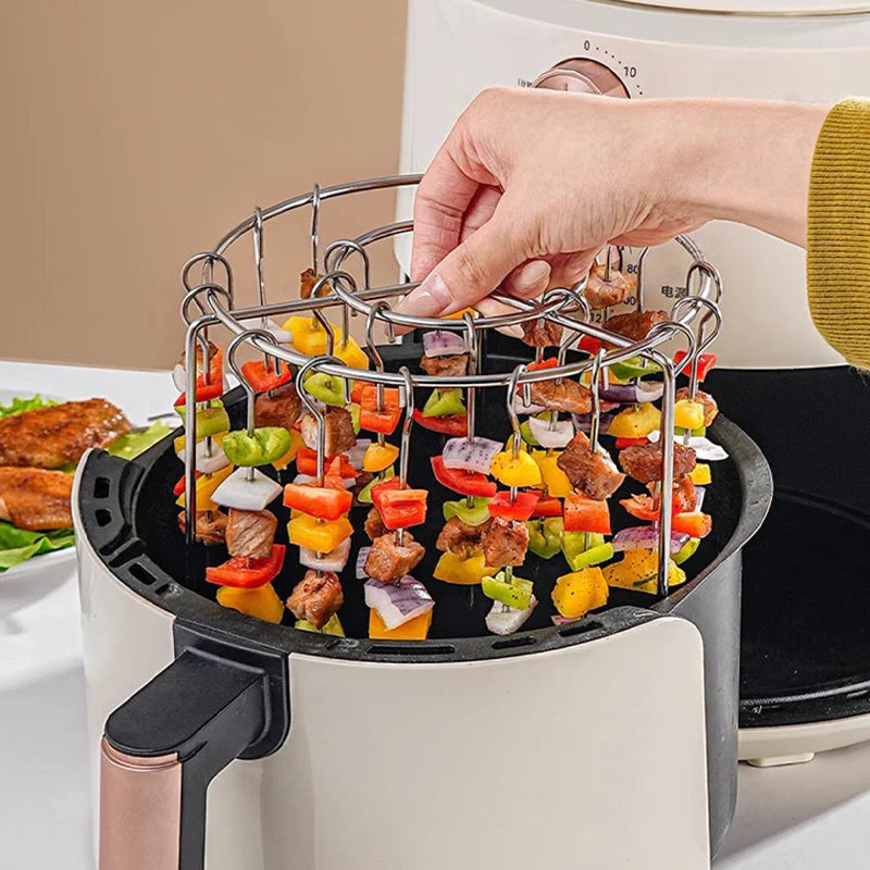 🥩Frytkownica powietrzna Grill Grill pionowy do kebaba + bezpłatne rękawice odporne na ciepło🍤
