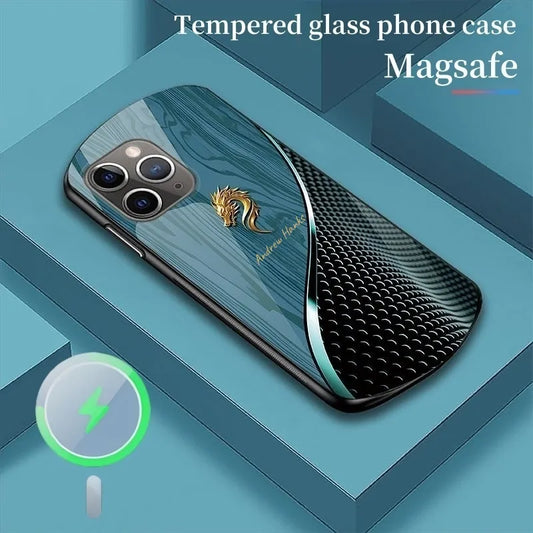 Spersonalizowane etui na telefon Dragon Magsafe Glass