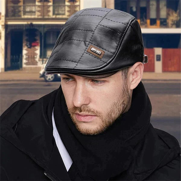 🎩Nova modna usnjena baretka