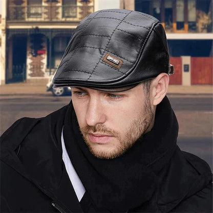 🎩Nova modna usnjena baretka