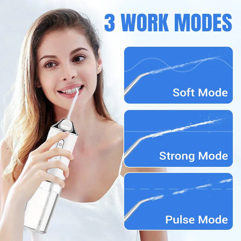 🦷 Prenosni ustni irigator z zobno nitko