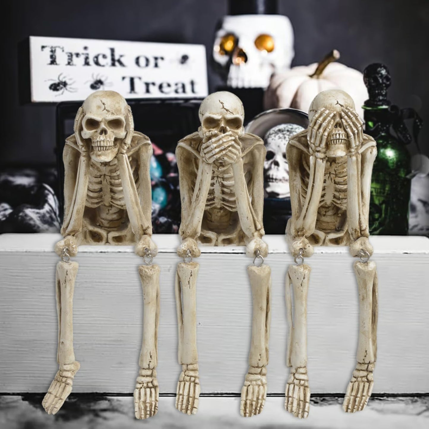 🎃👻💀 Symulacja kominka na Halloween