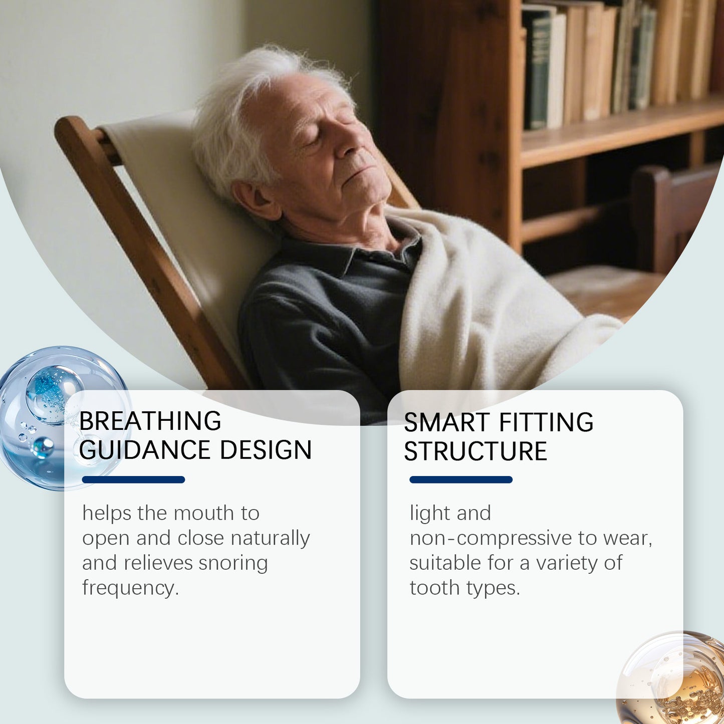 ✨[Oficjalny sklep marki] Regulowany ustnik przeciw chrapaniu Flanora®, rozmiar uniwersalny