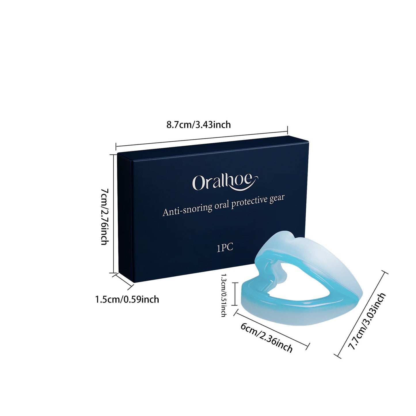 ✨[Oficjalny sklep marki] Regulowany ustnik przeciw chrapaniu Flanora®, rozmiar uniwersalny