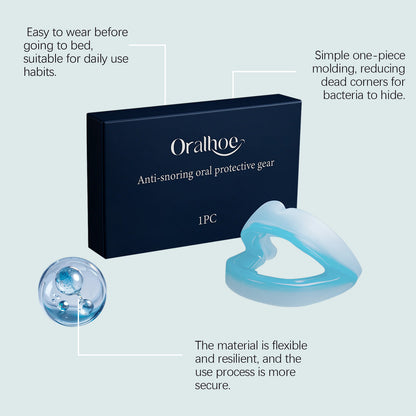 ✨[Oficjalny sklep marki] Regulowany ustnik przeciw chrapaniu Flanora®, rozmiar uniwersalny