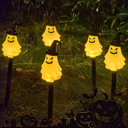 👻🎁6 lampek ogrodowych LED zasilanych energią słoneczną na Halloween