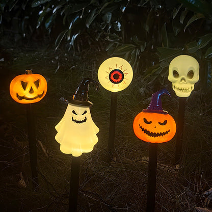 👻🎁6 lampek ogrodowych LED zasilanych energią słoneczną na Halloween