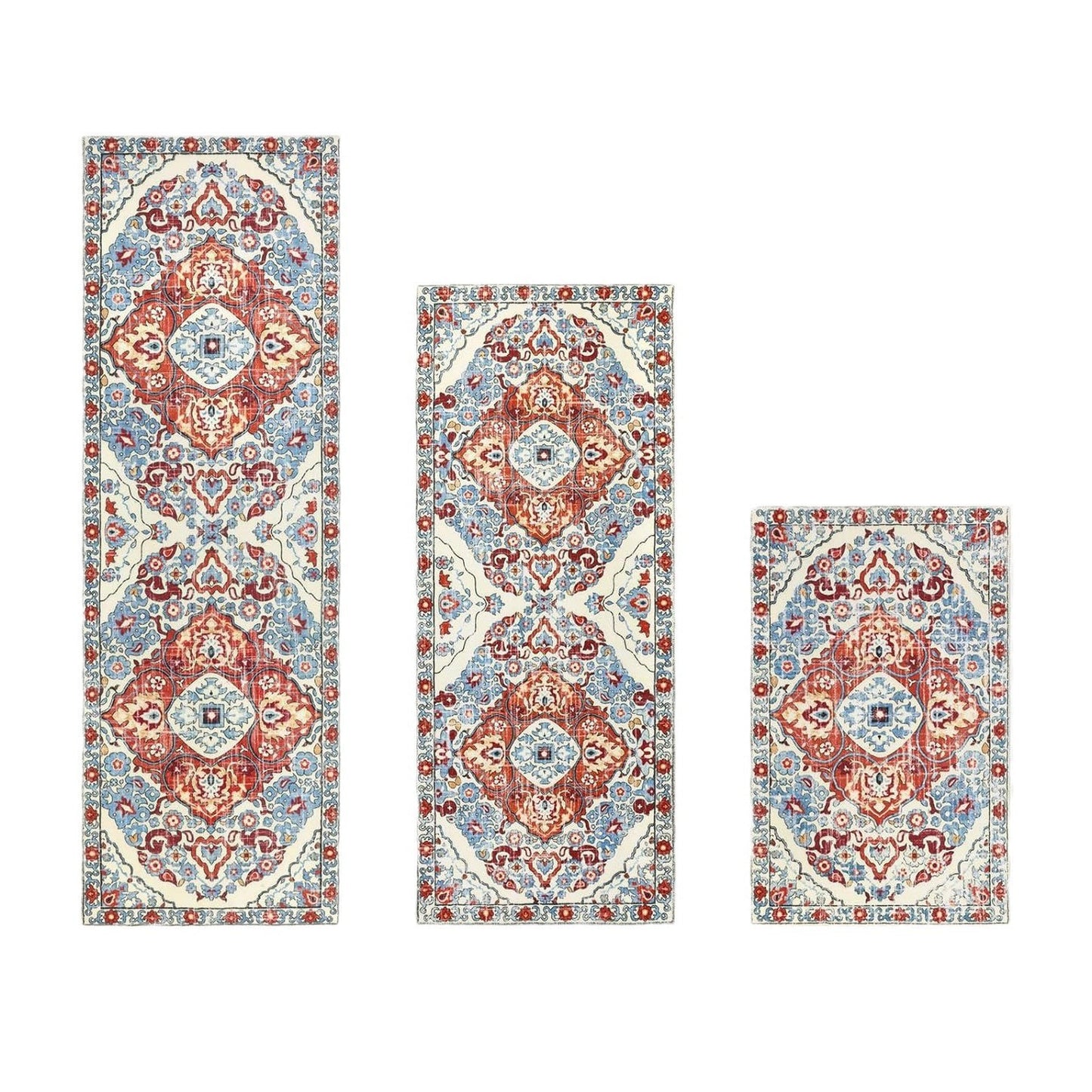 💖Zmywalny dywanik kuchenny w stylu boho – dywanik kuchenny antypoślizgowy