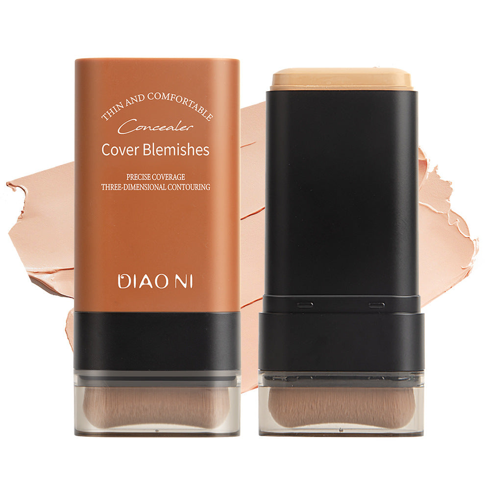 🔥Kup 1, a 1 dostaniesz GRATIS✨2025 Instant Concealing Foundation Stick z wbudowanym pędzlem