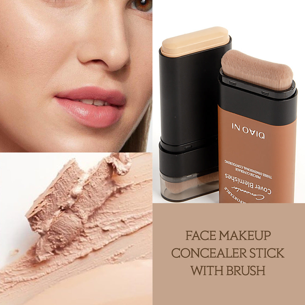 🔥Kup 1, a 1 dostaniesz GRATIS✨2025 Instant Concealing Foundation Stick z wbudowanym pędzlem