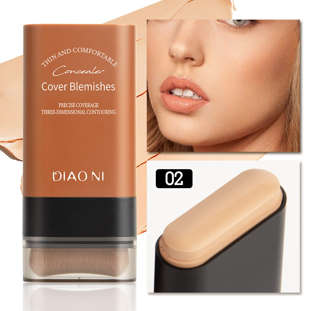 🔥Kup 1, a 1 dostaniesz GRATIS✨2025 Instant Concealing Foundation Stick z wbudowanym pędzlem