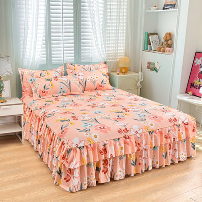 ⏳Časovno omejen 50 % popust⏰3-delni komplet nabranega spalnogo krila🛏️