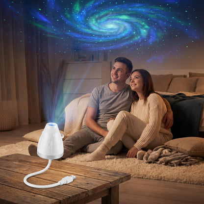 Potopni planetarni projektor za vzdušje v spalnici