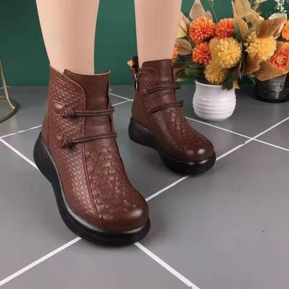 🔥Ostatnia promocja - 50% zniżki na damskie aksamitne botki retro