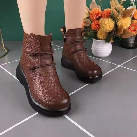 🔥Ostatnia promocja - 50% zniżki na damskie aksamitne botki retro