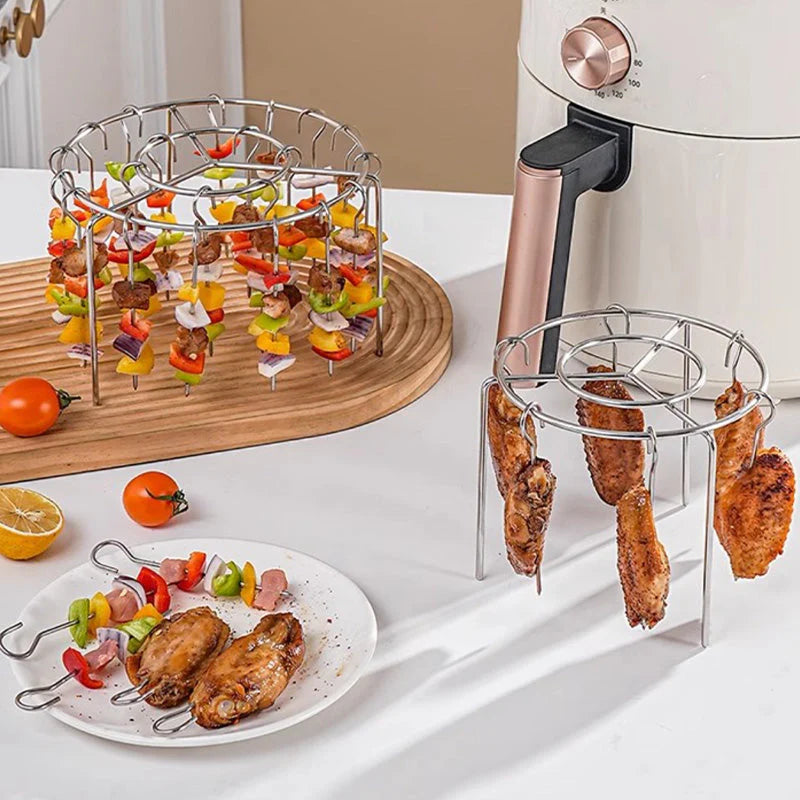 🥩Frytkownica powietrzna Grill Grill pionowy do kebaba + bezpłatne rękawice odporne na ciepło🍤