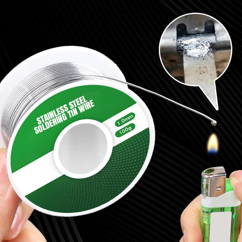 🔥2+2 gratis🔥Aluminiowy drut lutowniczy ze stali nierdzewnej do zapalniczek