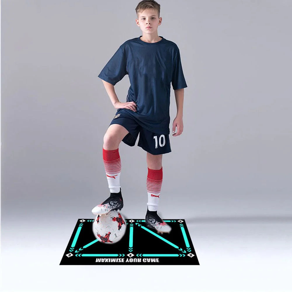 ⚽Mata treningowa do piłki nożnej na każdym poziomie zaawansowania (antypoślizgowa, bezgłośna)
