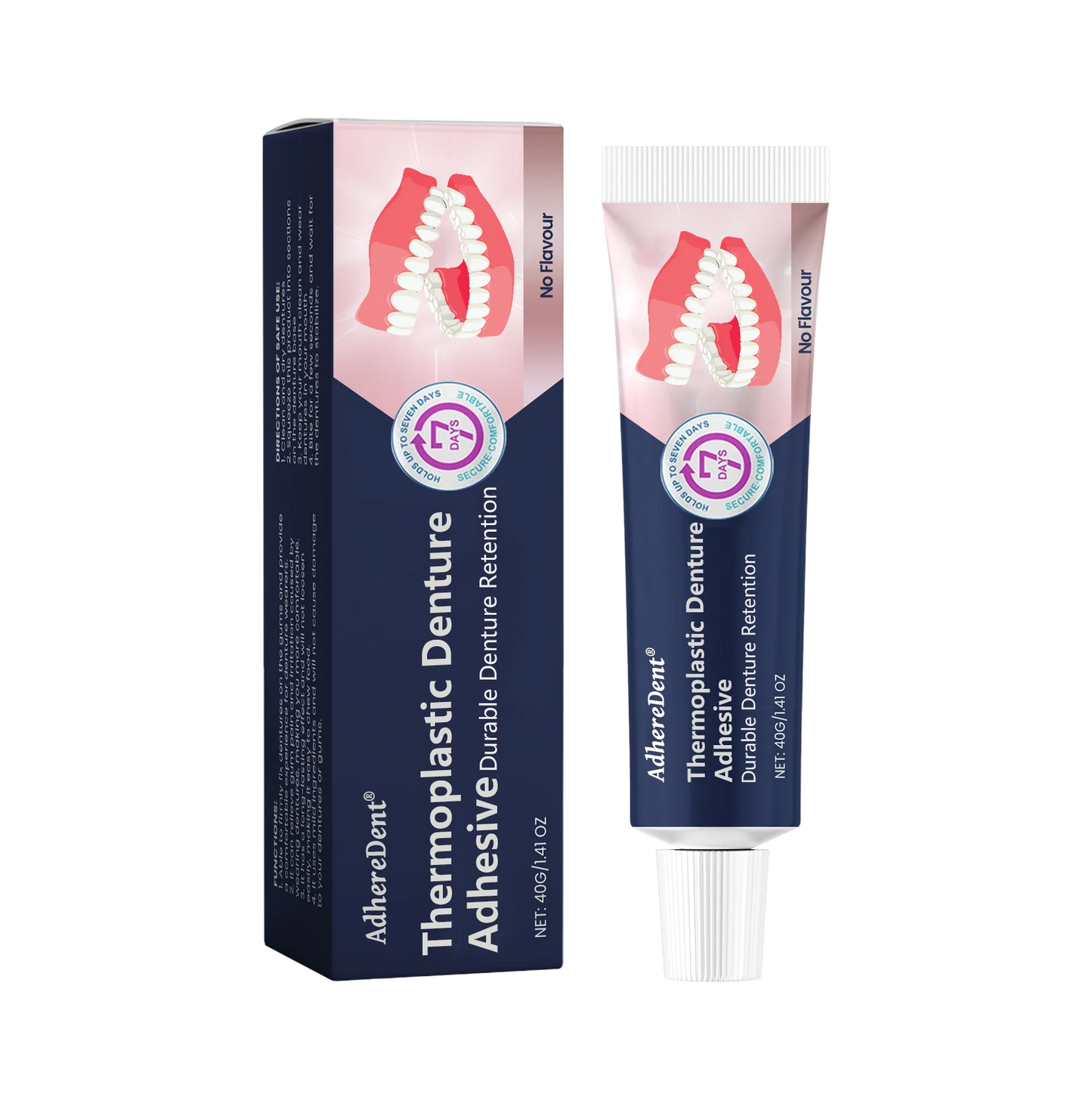 Lepilo za proteze AdhereDent® – stabilnost in naravno udobje nošenja