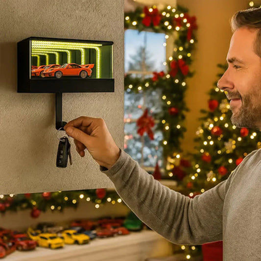 🚗Brelok samochodowy LED Infinity Mirror🎄Pokaż swoje ulubione samochody
