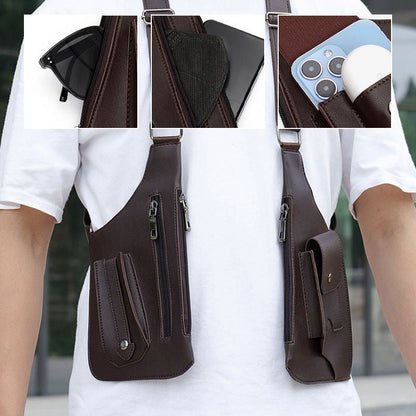 🎒 50 % POPUST! 🔥 Moška taktična torba proti kraji z dvojnimi naramnicami in več žepi – trpežna, varna in popolna za vsakodnevno uporabo 🛡️