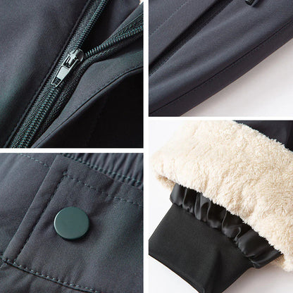【M-4XL】👖Zimowe męskie ocieplane spodnie z grafenowymi nakolannikami