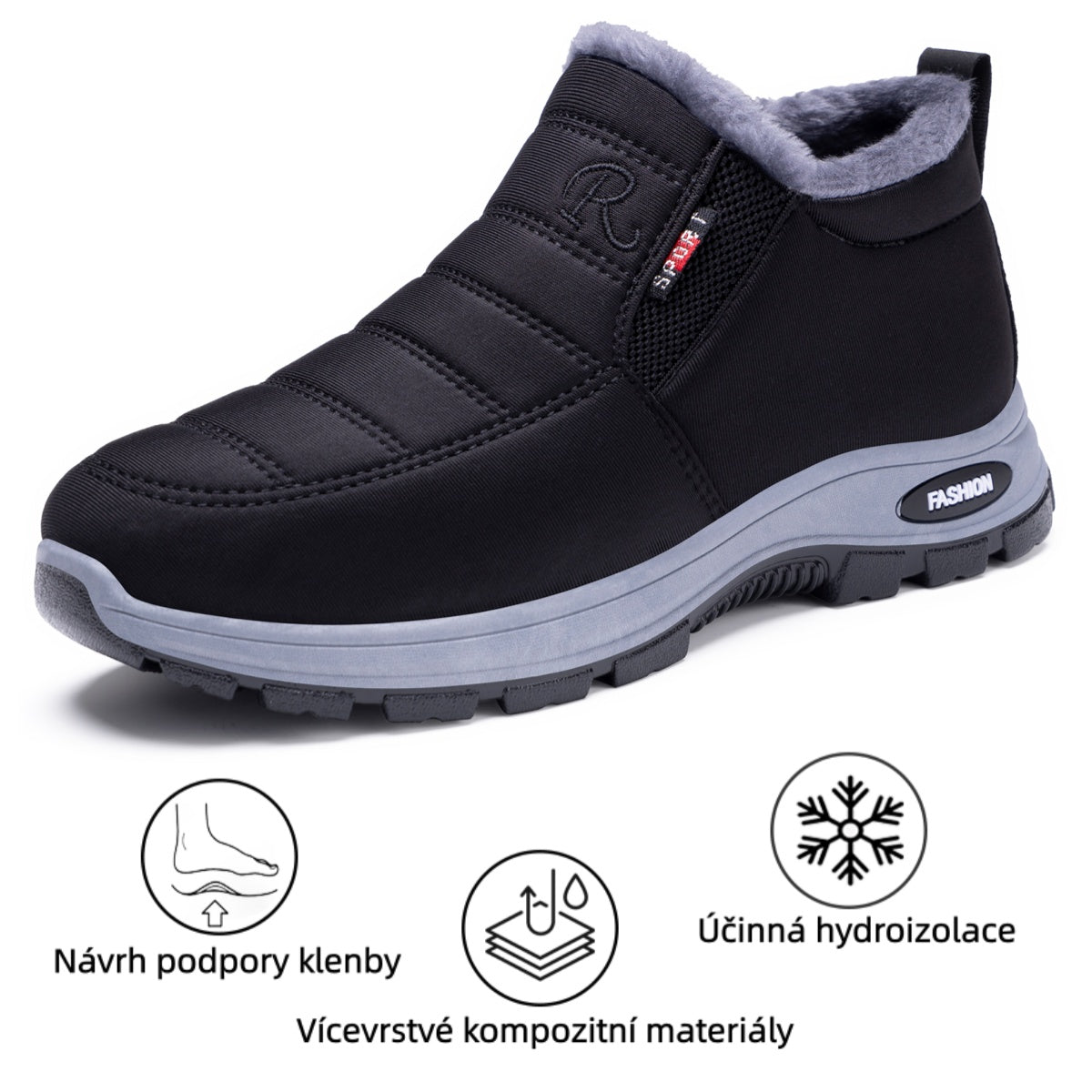 Ergonomiczne, zimowe buty ortopedyczne na ból stóp, kolan i pleców - Unisex