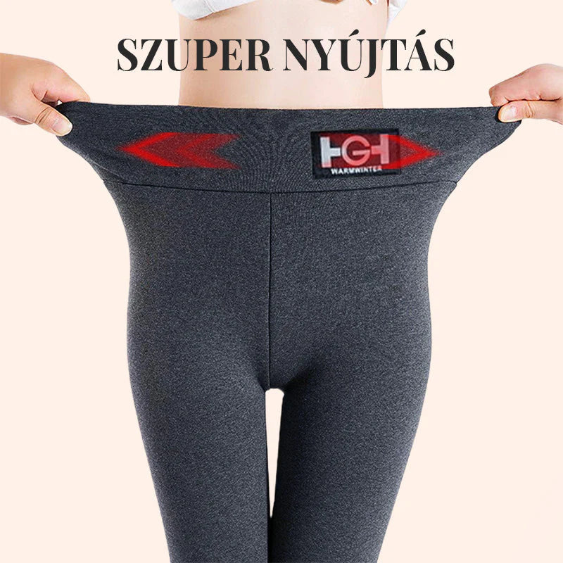 Modne damskie termiczne spodnie z kaszmiru skinny