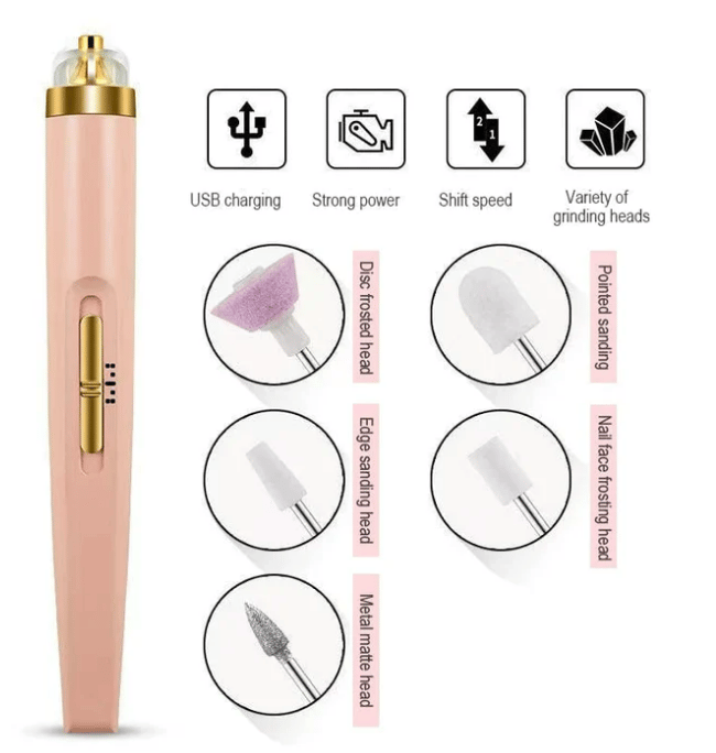GLAMICS ELEKTRYCZNY PROFESJONALNY ZESTAW DO MANICURE I PAZNOKCI💅