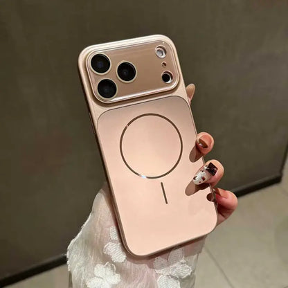 Nowe luksusowe, matowe, metaliczne etui ochronne MagSafe odporne na upadki do serii iPhone