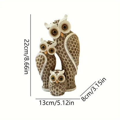 EchoOwlet – Nowoczesna Figurka Rodziny Sów