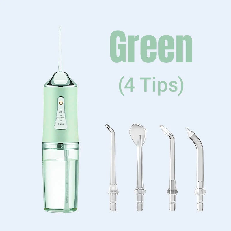 🦷 Prenosni ustni irigator z zobno nitko