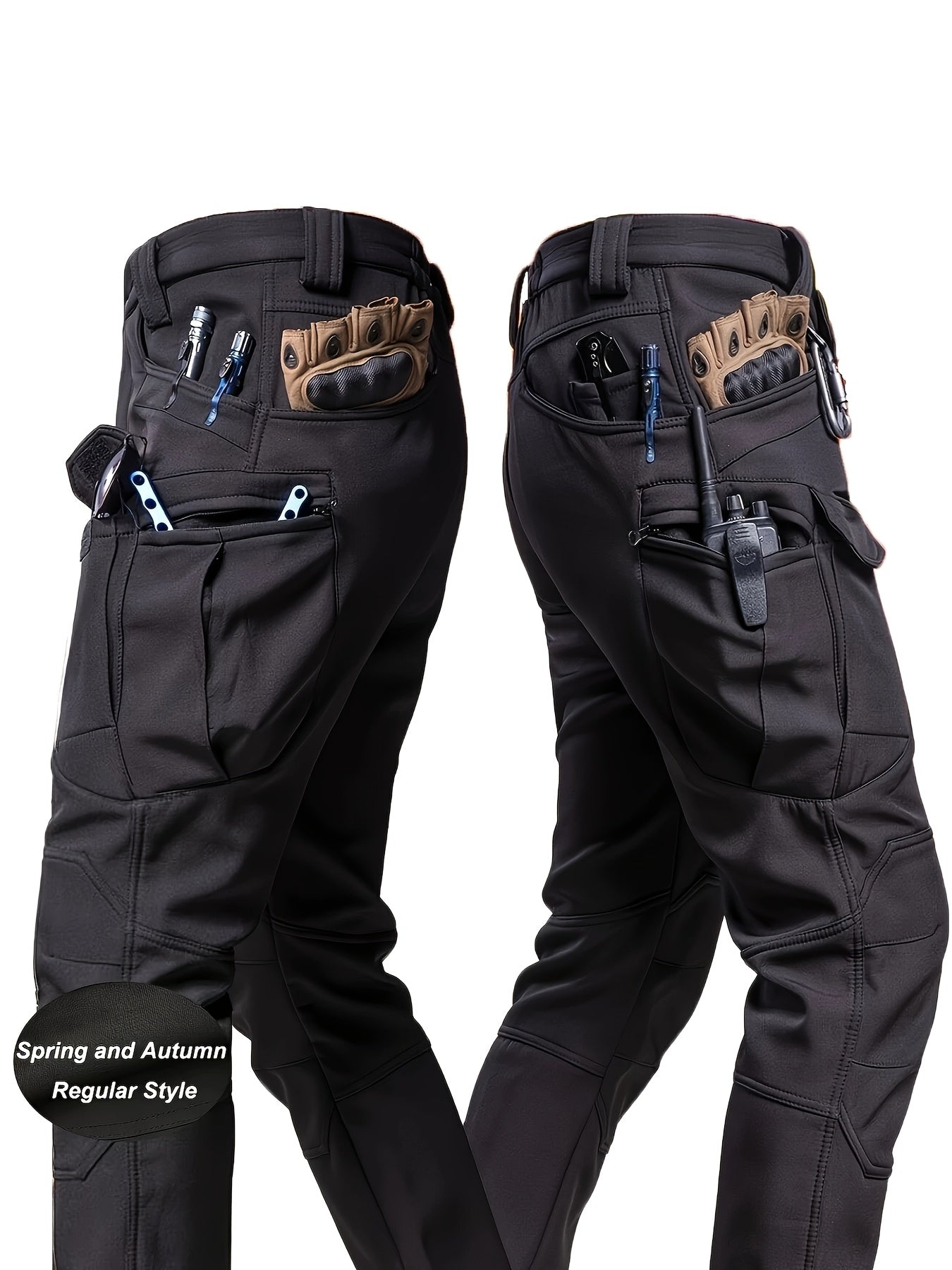 Męskie spodnie trekkingowe typu softshell outdoor