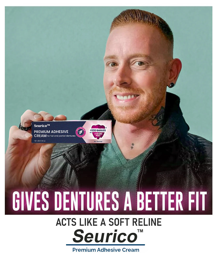 ✨[Oficjalny sklep marki] 😁Krem klejący Premium Seurico™🦷 (✨KUP 1, DOSTAŃ 1 GRATIS🎁)