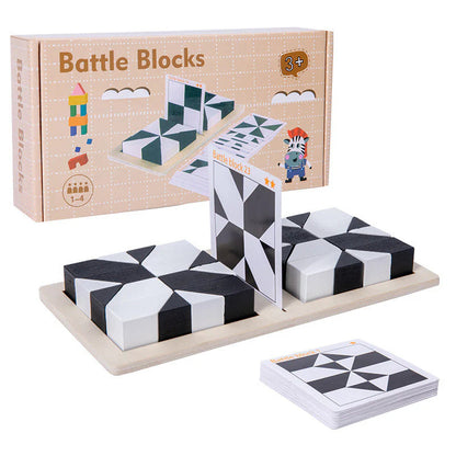 🎁🎅🧩 CZARNO-BIAŁE PUZZLE MONTESSORI | | 3-8 lat | Rozwój logiki przestrzennej