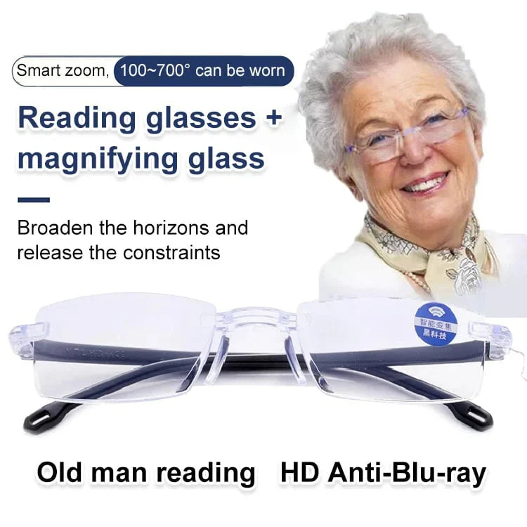 🔥1+1 gratis🔍👀 Oster vid na blizu in daleč | Očala za branje z avtomatskim ostrenjem👓