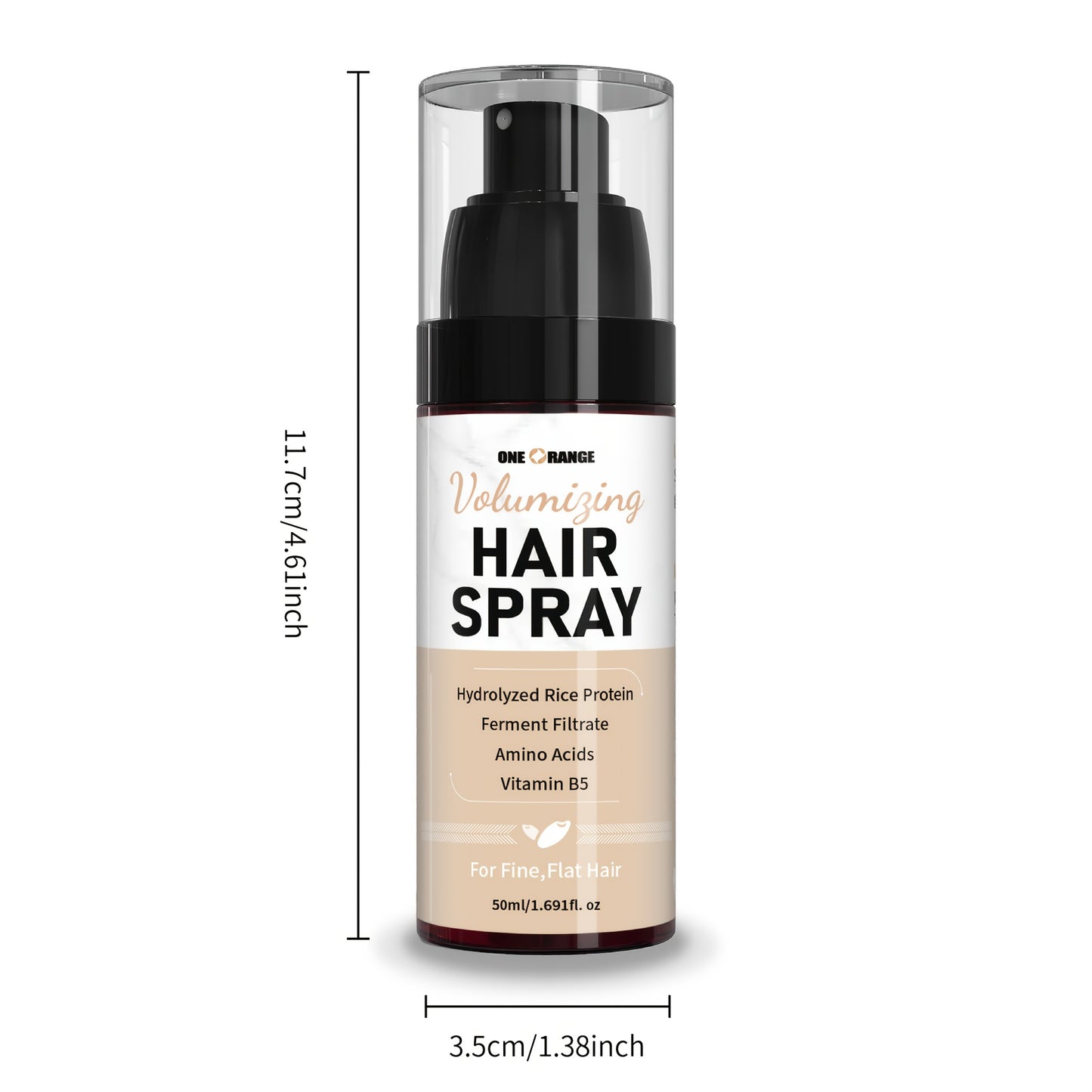 Curly hair styling spray styling product