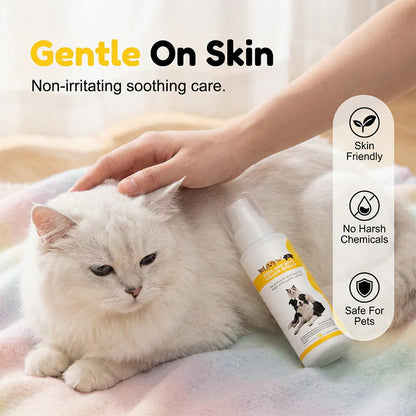 Spray za odganjanje škodljivcev za hišne živali z nežno formulo