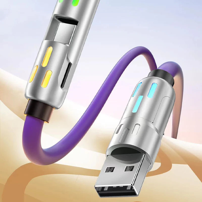 🌈 Univerzalni RGB kabel 4 v 1 za hitro polnjenje
