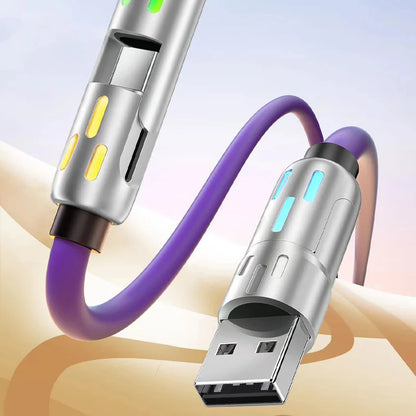 🌈 Univerzalni RGB kabel 4 v 1 za hitro polnjenje