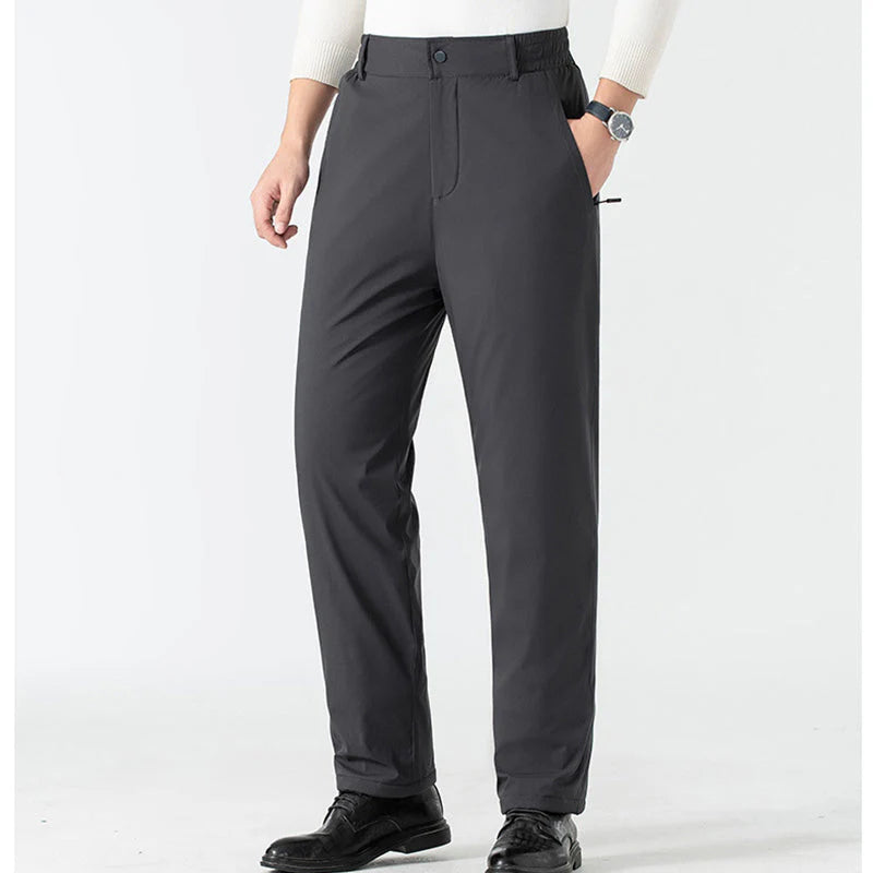 【M-4XL】👖Zimowe męskie ocieplane spodnie z grafenowymi nakolannikami
