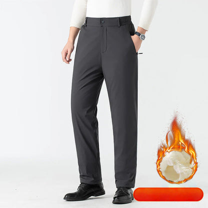 【M-4XL】👖Zimowe męskie ocieplane spodnie z grafenowymi nakolannikami