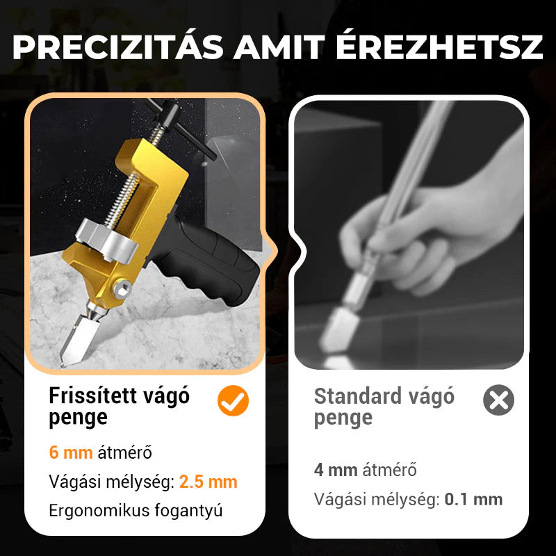 Komplet ročnih orodij za rezanje stekla in ploščic