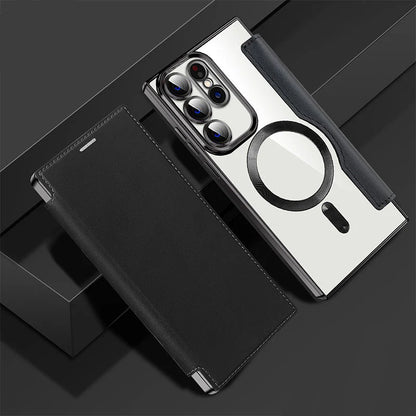 Nov usnjen ovitek za Samsung mobilni telefon