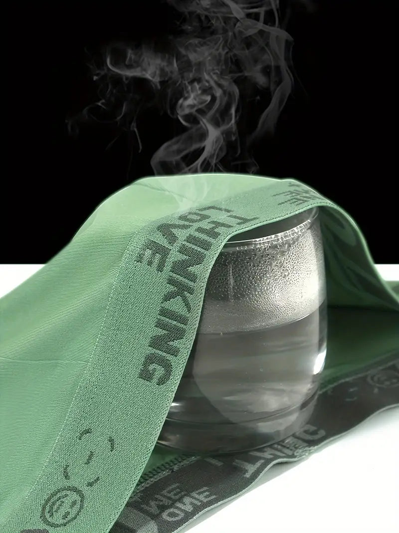 【Zestaw 10 elementów】Męskie Majtki z Nadrukiem "Hello"