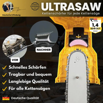 UltraSaw - Uniwersalna ostrzałka do łańcuchów każdej piły łańcuchowej