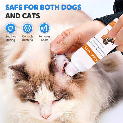🐱🐶Čistilo za živalska ušesa - Zmanjšuje rast bakterij