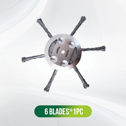 🔥 Zamenljiva rezalna glava za kosilnico/obrezovalnik - jeklena rezalna glava za košnjo trate 🌿✂️⚙️