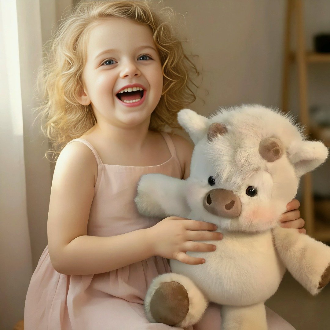 🔥Ostatni dzień zniżki 49%🎁Pluszowa krowa szkocka Chubby Highland Cow – 🎉Darmowa wysyłka