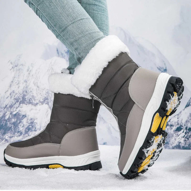 【EU36-42】❄️Zimowe damskie buty z PU z bawełnianą wyściółką i polarową podszewką